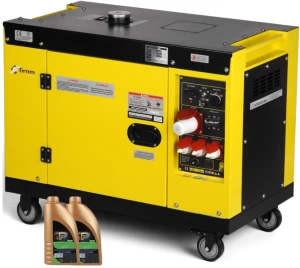 AGREGAT PRĄDOTWÓRCZY 8KW diesel GROM A27 miedź stojan+wirnik ATS/SZR CICHY AVR+