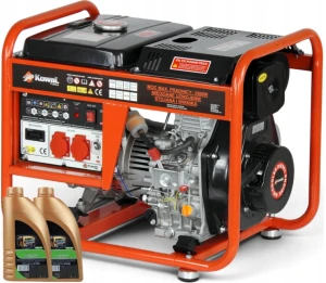 AGREGAT PRĄDOTWÓRCZY DIESEL 4KW KowaL A28 MIEDŹ stojan + wirnik generator AVR+
